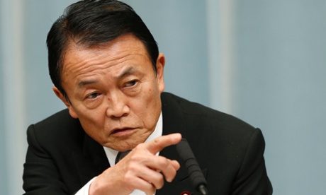 Japan's Finance Minister Taro Aso speaks at a news conference in Tokyo December 27, 2012.