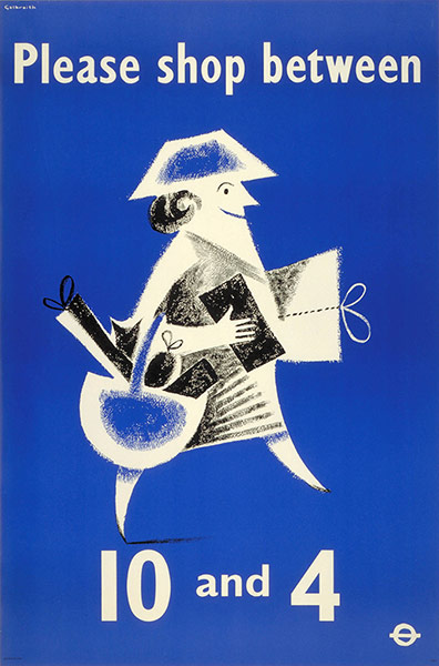 Tube Posters: Please shop between 10 and 4