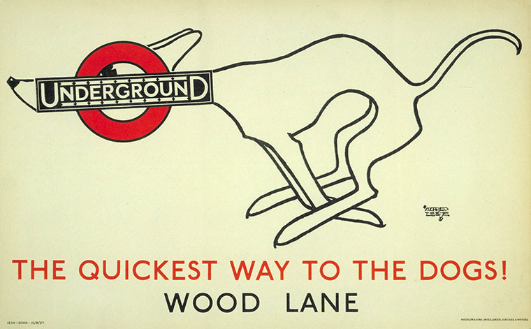 Tube Posters: The quickest way to the dogs