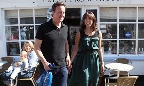 David and Samantha Cameron.