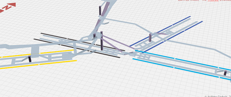 Alt tube maps: 3d stations