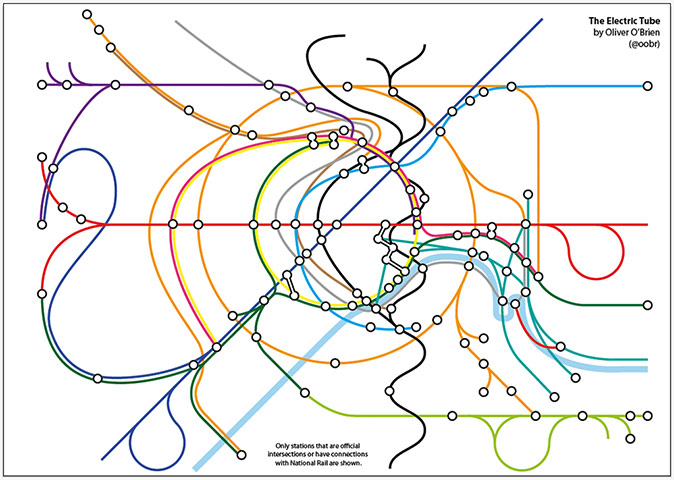 Alt tube maps: electric tube