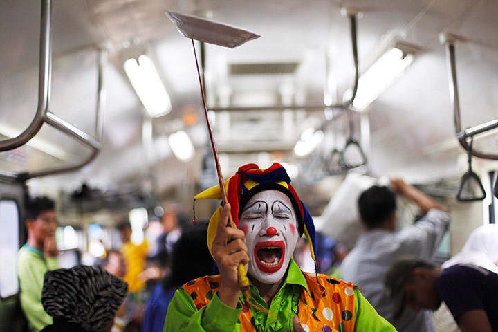 Lighter Look: Indonesian clown Andri Hendri
