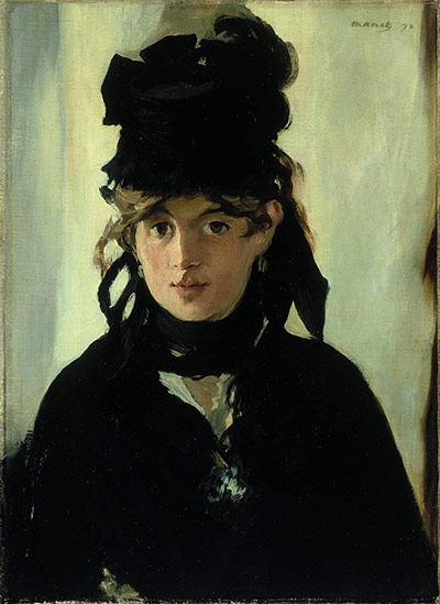 Manet: Berthe Morisot with a Bouquet of Violets, 1872 