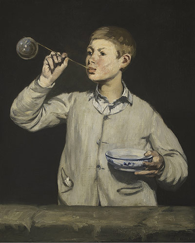 Manet: Boy Blowing Bubbles, 1867