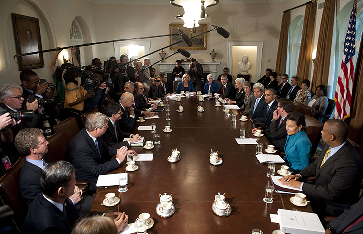 US shutdown: President Barack Obama speaks about the potential government shutdown and b