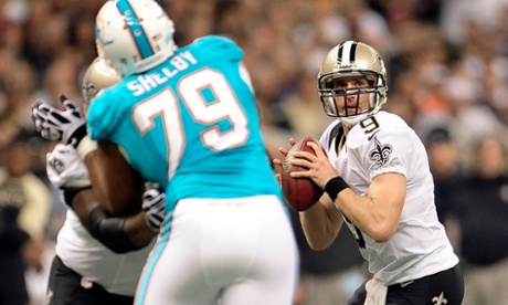 Drew Brees, New Orleans Saints vs Miami Dolphins