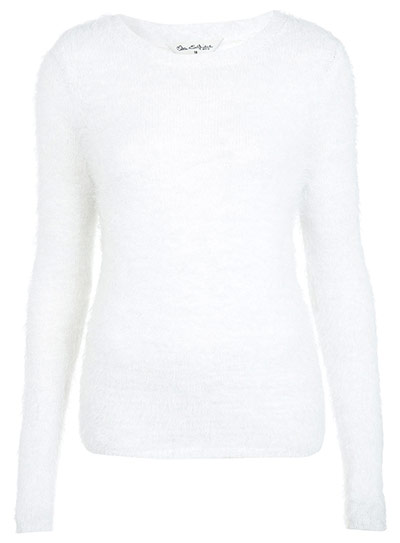 Fluffy Jumpers: White - Miss Selfridge