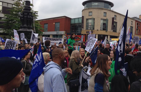 Sheffield teachers rally