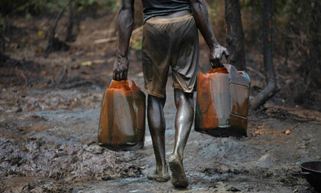 Oil refinery site Nigeria