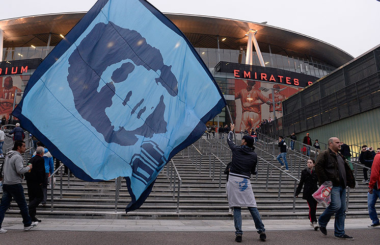 football: Arsenal v Napoli