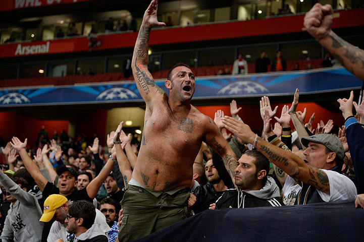 football: Arsenal v Napoli