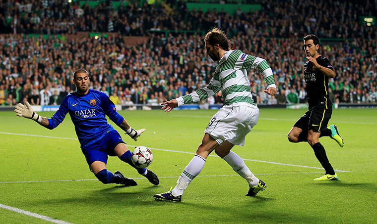 football-: Celtic v FC Barcelona - UEFA Champions League
