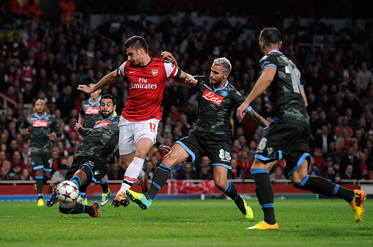 football-: Arsenal v Napoli