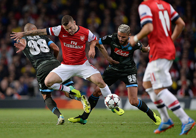 football---: Arsenal v Napoli