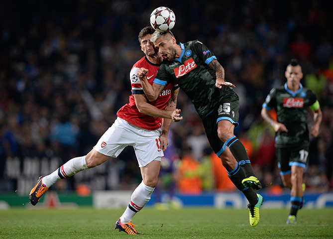football---: Arsenal v Napoli