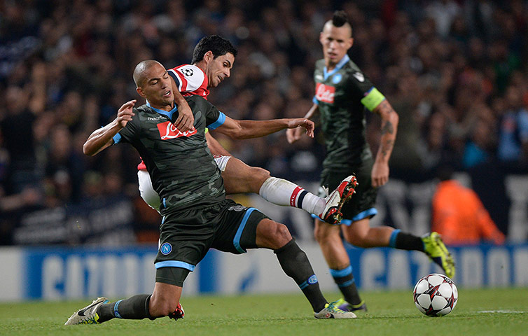 sport: Arsenal v Napoli