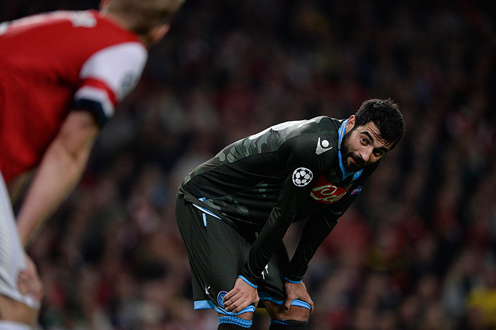 sport: Arsenal v Napoli