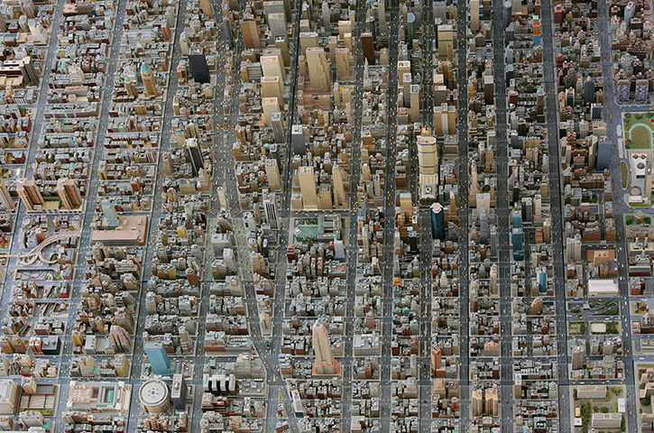looking back: Alec Graydon's scale model of Manhattan
