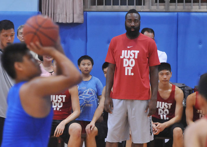 James Harden of the Houston Rockets