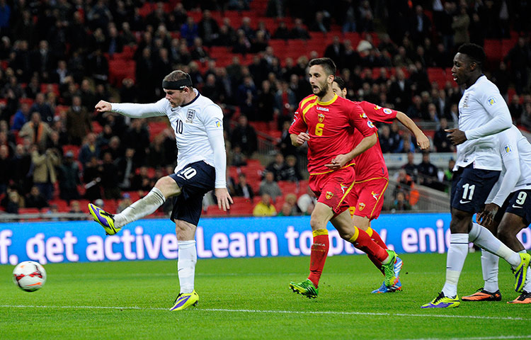football...: England vs Montenegro