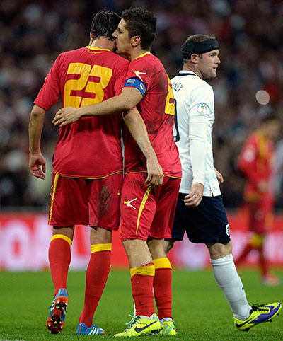 football--: England vs Montenegro