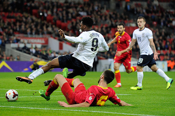 football --: England vs Montenegro