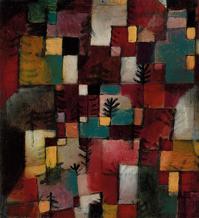 Paul Klee: Redgreen and Violet-Yellow Rhythms, 1920