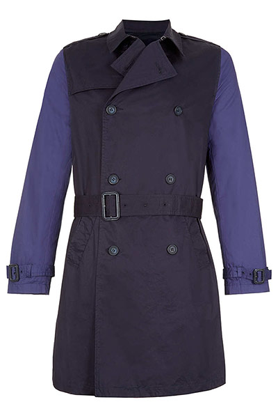 coats - weekend fashion: blue coat