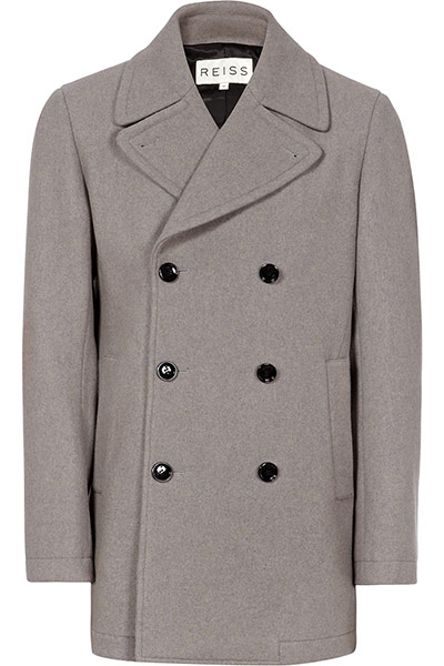 coats - weekend fashion: grey coat by Reiss
