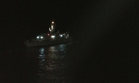 Italian coastguard rescue