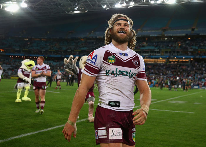 David Williams of the Manly Warringah Sea Eagles