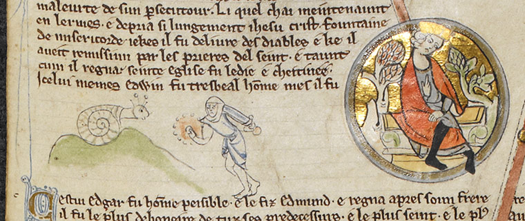 Knight vs snail: Royal 14. B. V, membrane 3