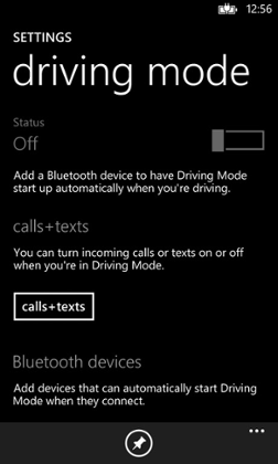 Windows Phone 8 update 3: driving mode
