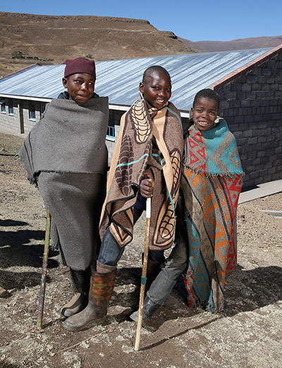 Lesotho portraits : Opening Of New Sentebale Herd Boy School