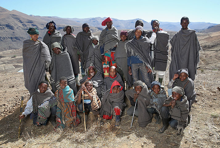 Lesotho portraits : Opening Of New Sentebale Herd Boy School