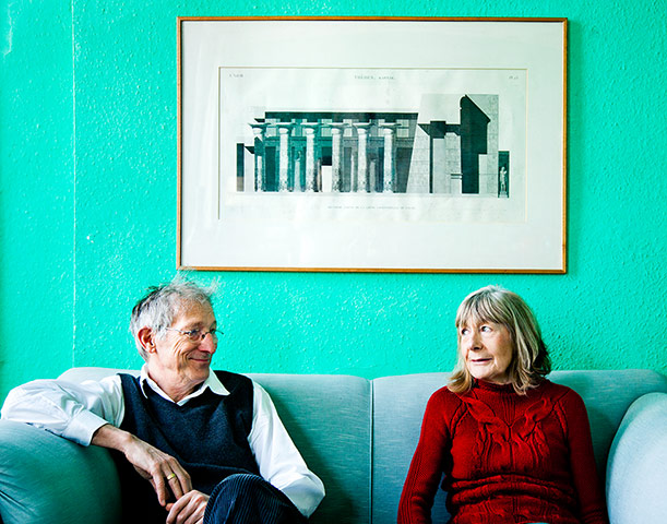 homes - full colour: portrait of Tchaik Chassay and Melissa North at home