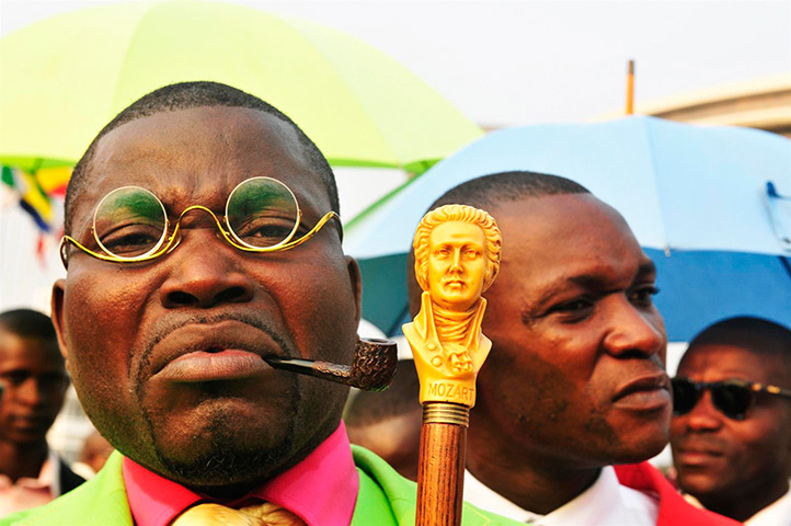 African Art Auction: Daniele Tamagni, (B. Italy, 1975)Eric Mazzakampa At Rapha Bounzeki’s Party