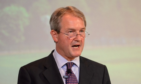 Environment secretary Owen Paterson who has hit out at 