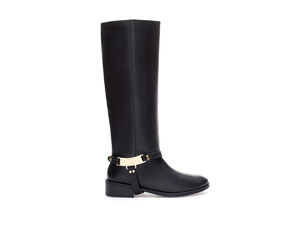 Knee boots for winter: Zara boots