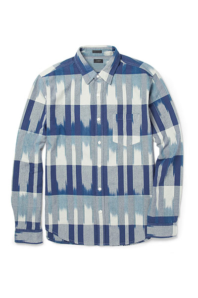 Shirts - Weekend Fashion: mens' blue patterned shirt