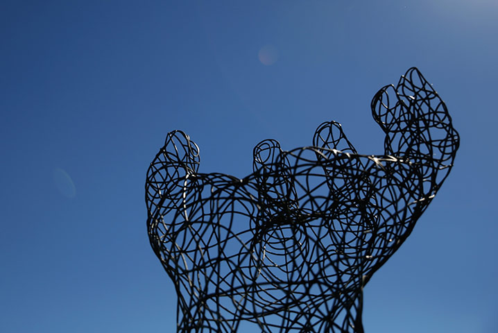 Hidden sculpture walk: 