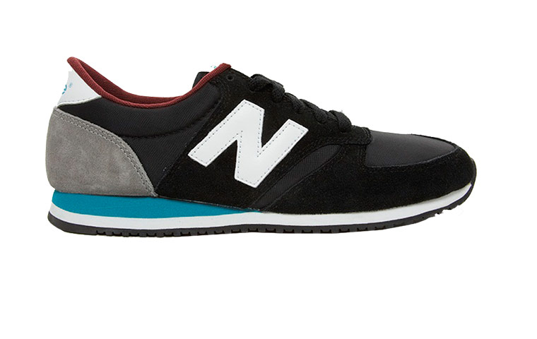 Men's Shoes: Black and Grey Trainer