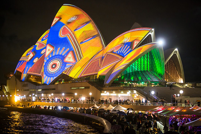 Opera House: Sydney Opera House at the Vivid festival