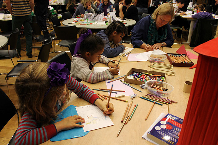 Cartoon & art family day: Cartoon and art family day