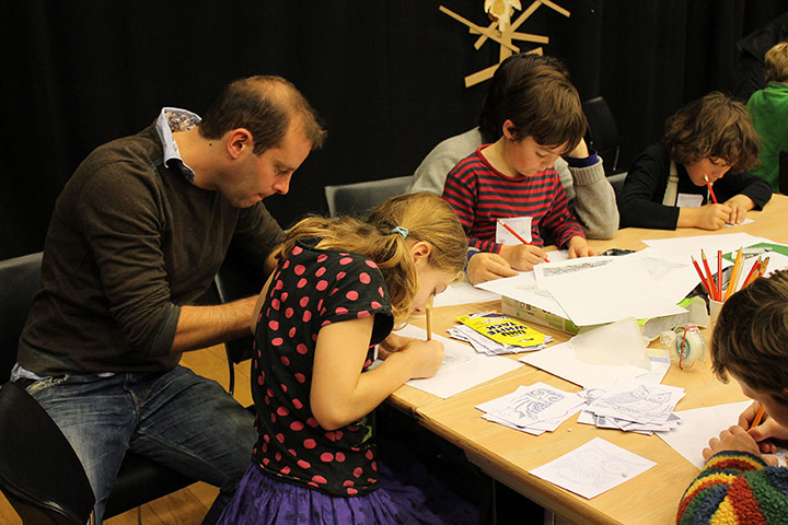 Cartoon & art family day: Cartoon and art family day 2013