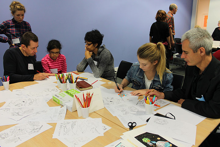 Cartoon & art family day: Deep sea drawing with David and Rose Simonds