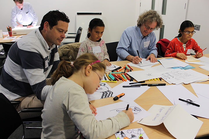 Cartoon & art family day: Cartoon and art family day 2013