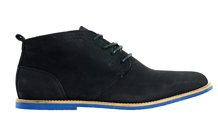 Shoes: Black Suede Desert Boots