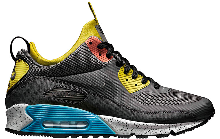 Shoes: Grey and Yellow Airmax